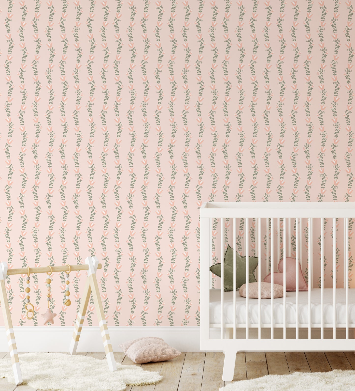 Tulip Lace Peel and Stick Wallpaper