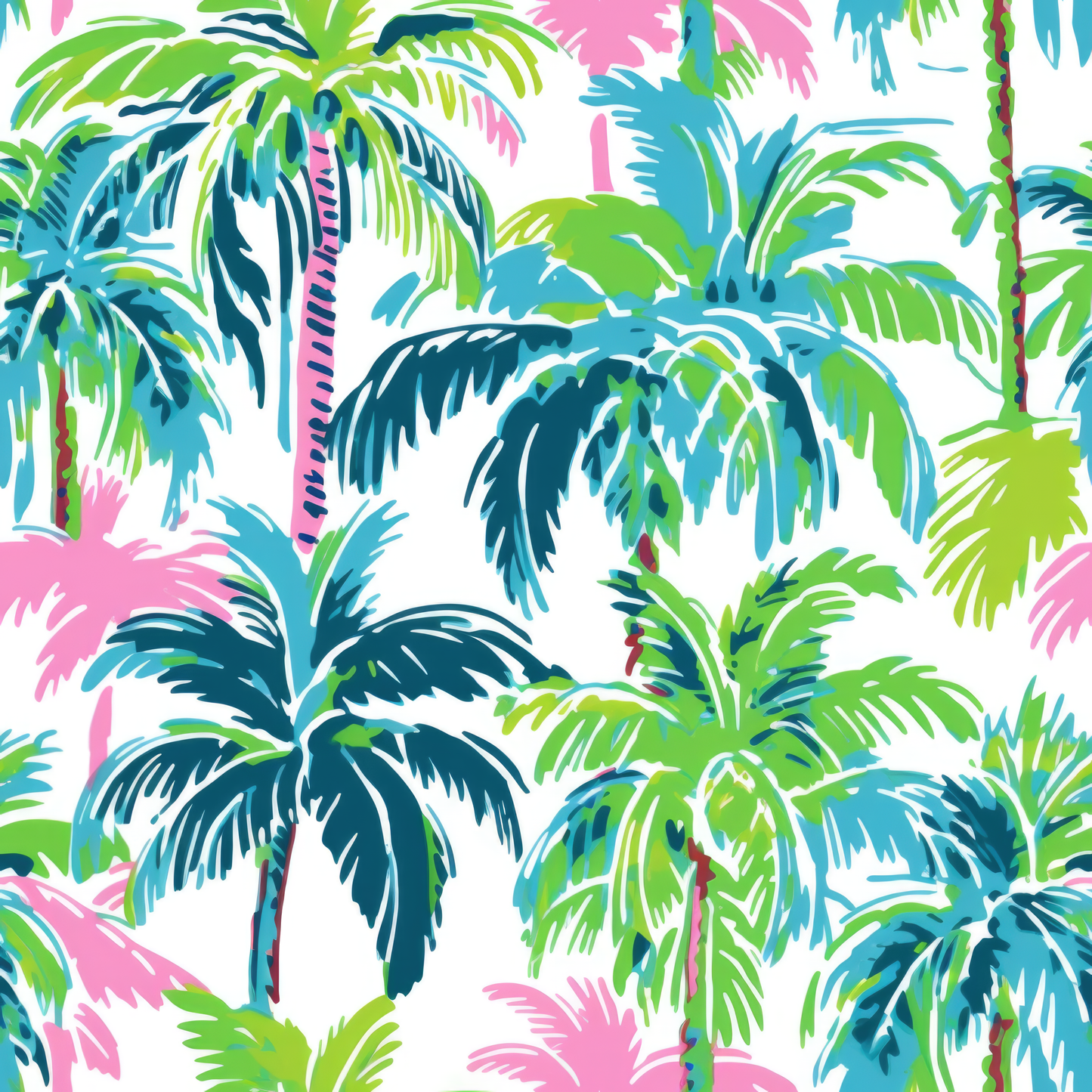 Neon Palms Wallpaper