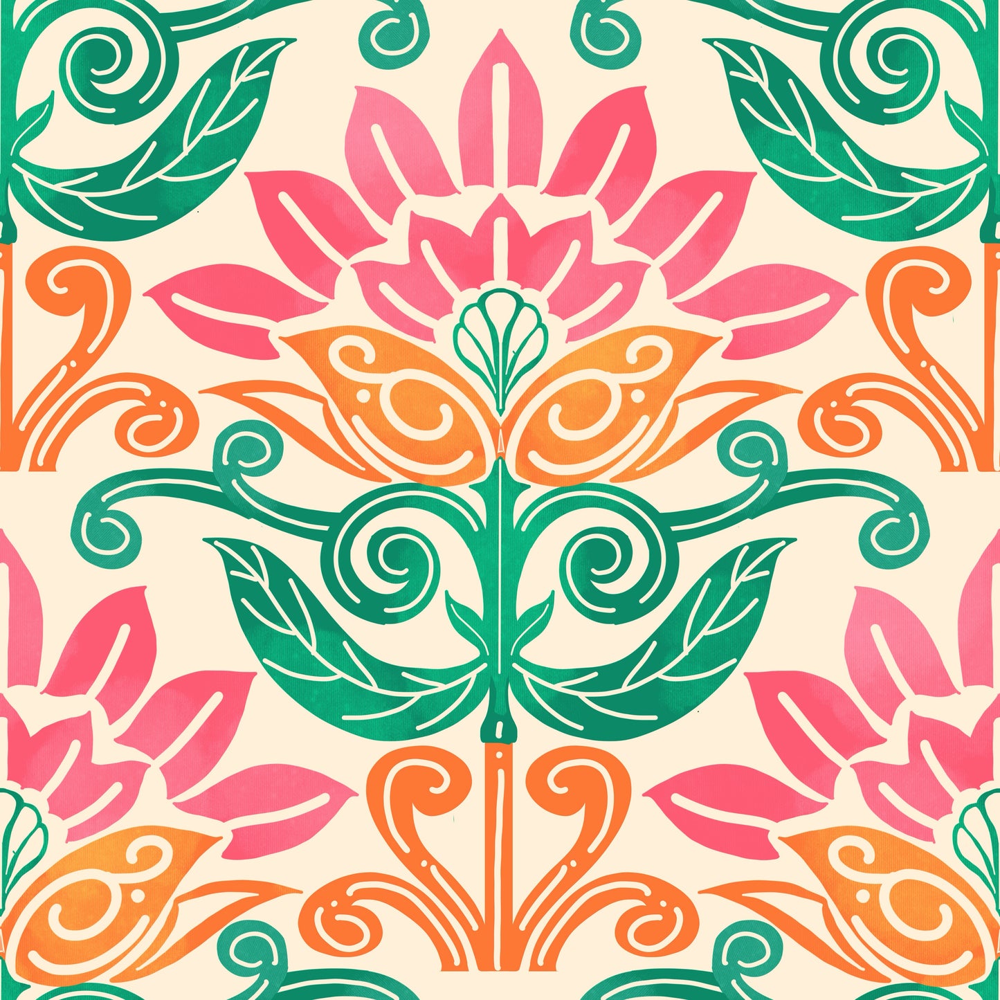 Peaceful Lotus Wallpaper