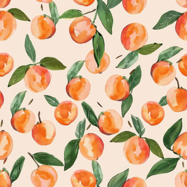 Peach peel and stick wallpaper pattern detail