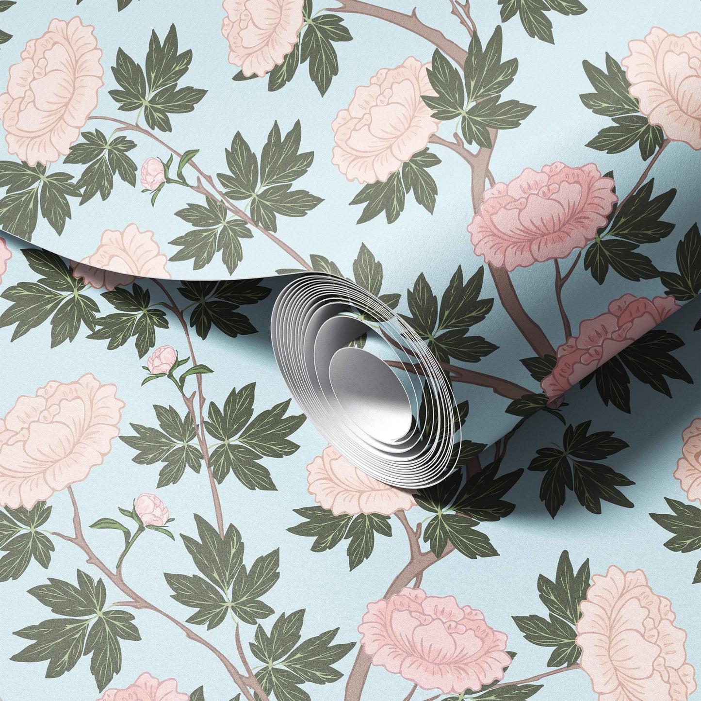 Peony Chinoiserie Wallpaper