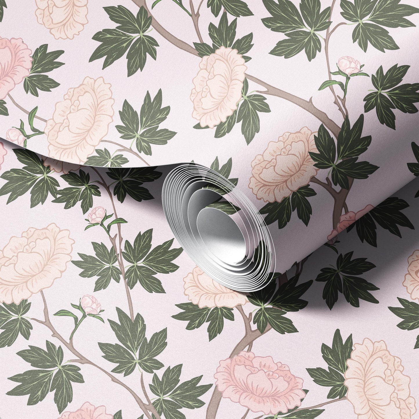 Peony Chinoiserie Wallpaper