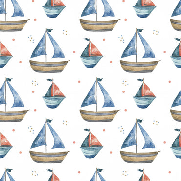 Sail peel and stick wallpaper pattern detail