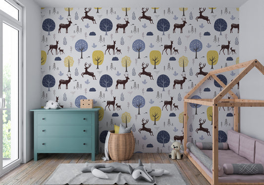 Scandi Forest Wallpaper