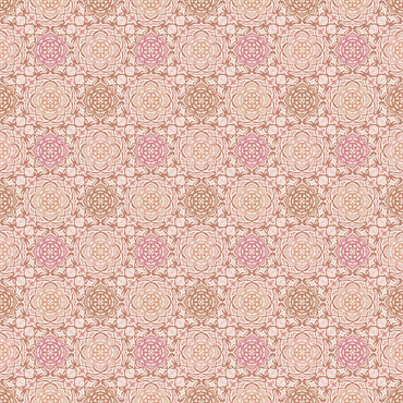 Patterned design with pink and brown colors on a pink background
