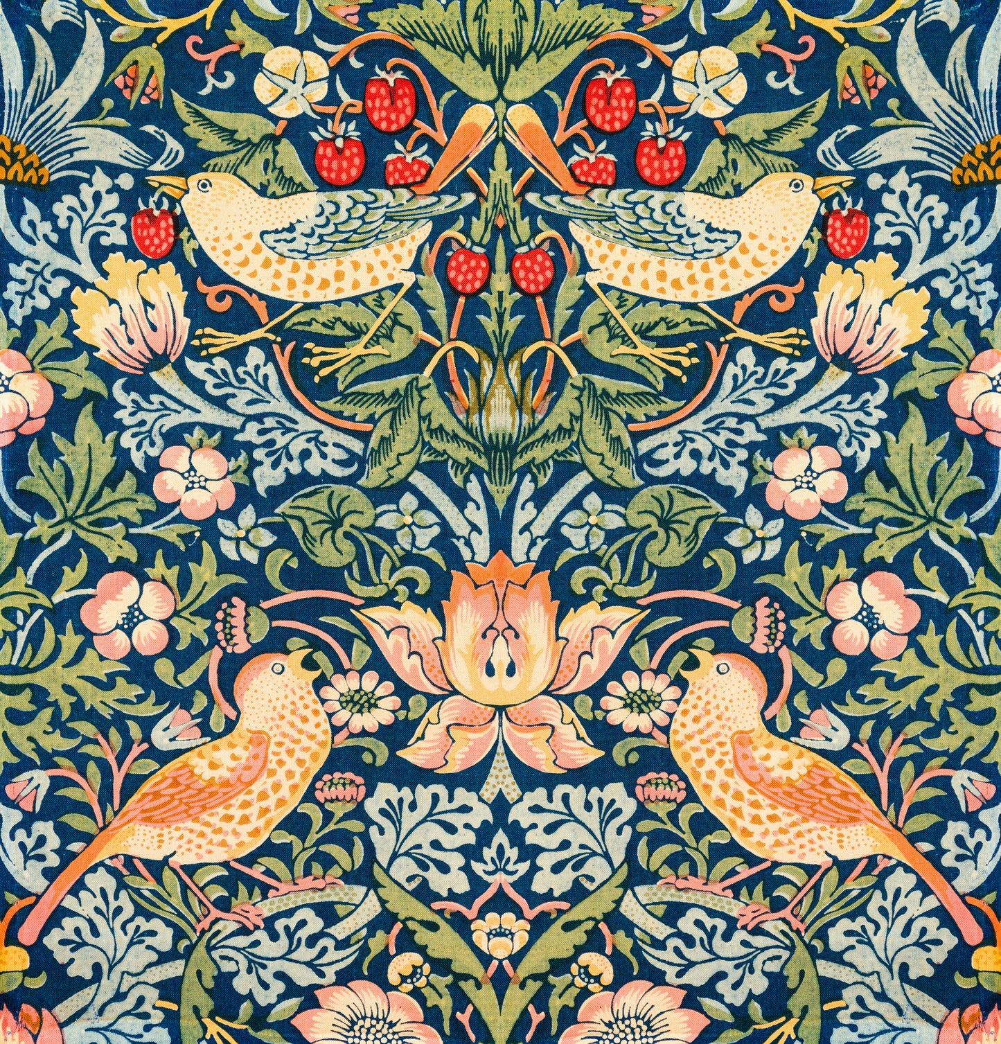 Strawberry Thief by William Morris Wallpaper