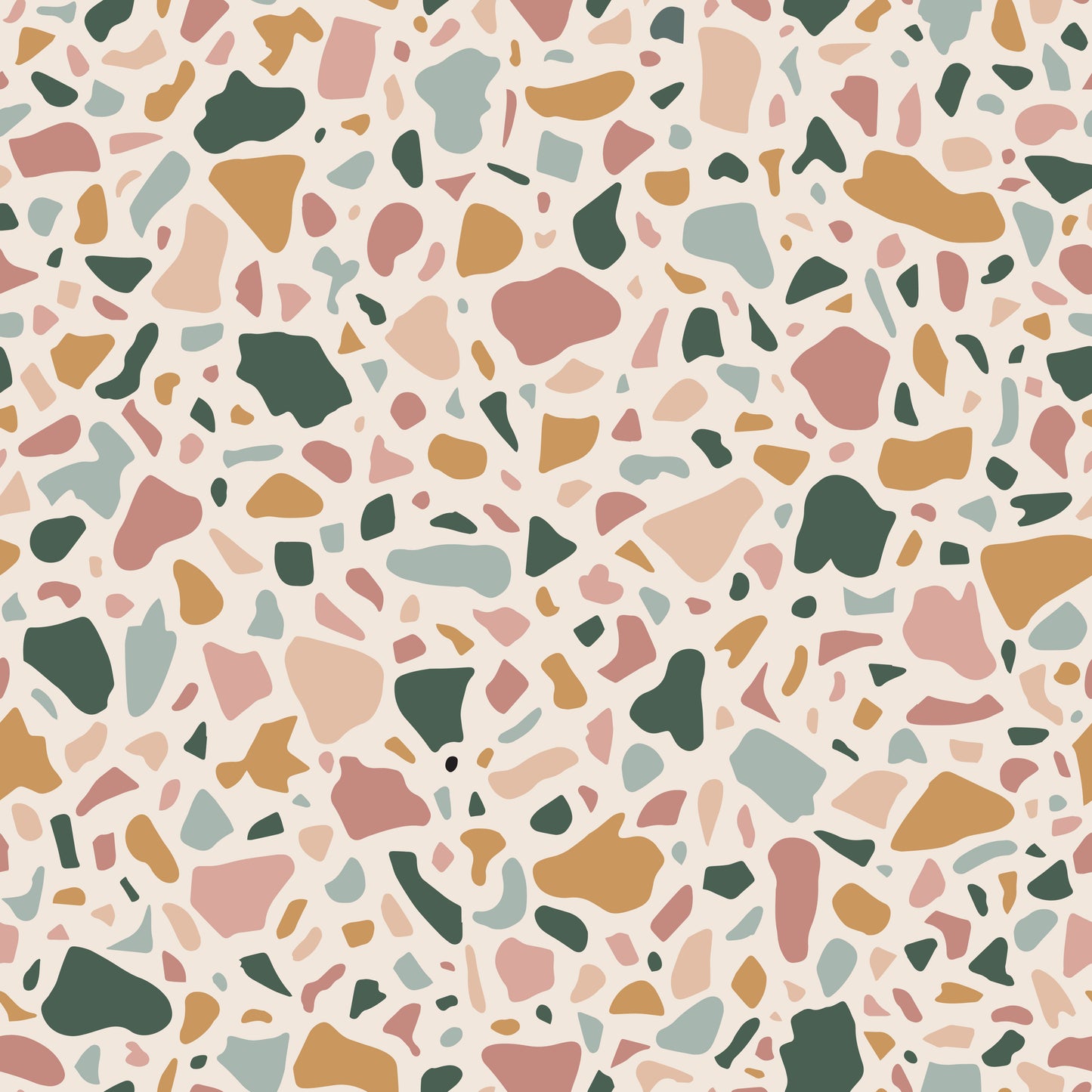 Multicolor Terrazzo Wallpaper