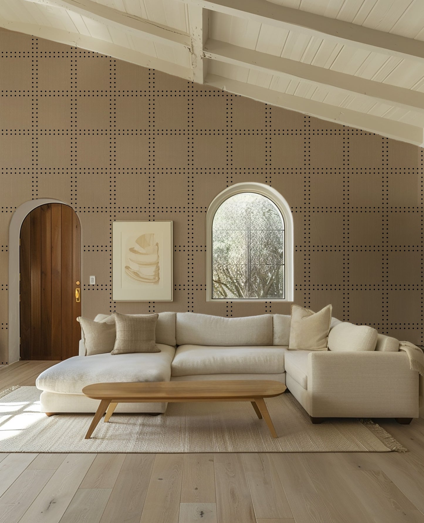 Textured Dots Wallpaper