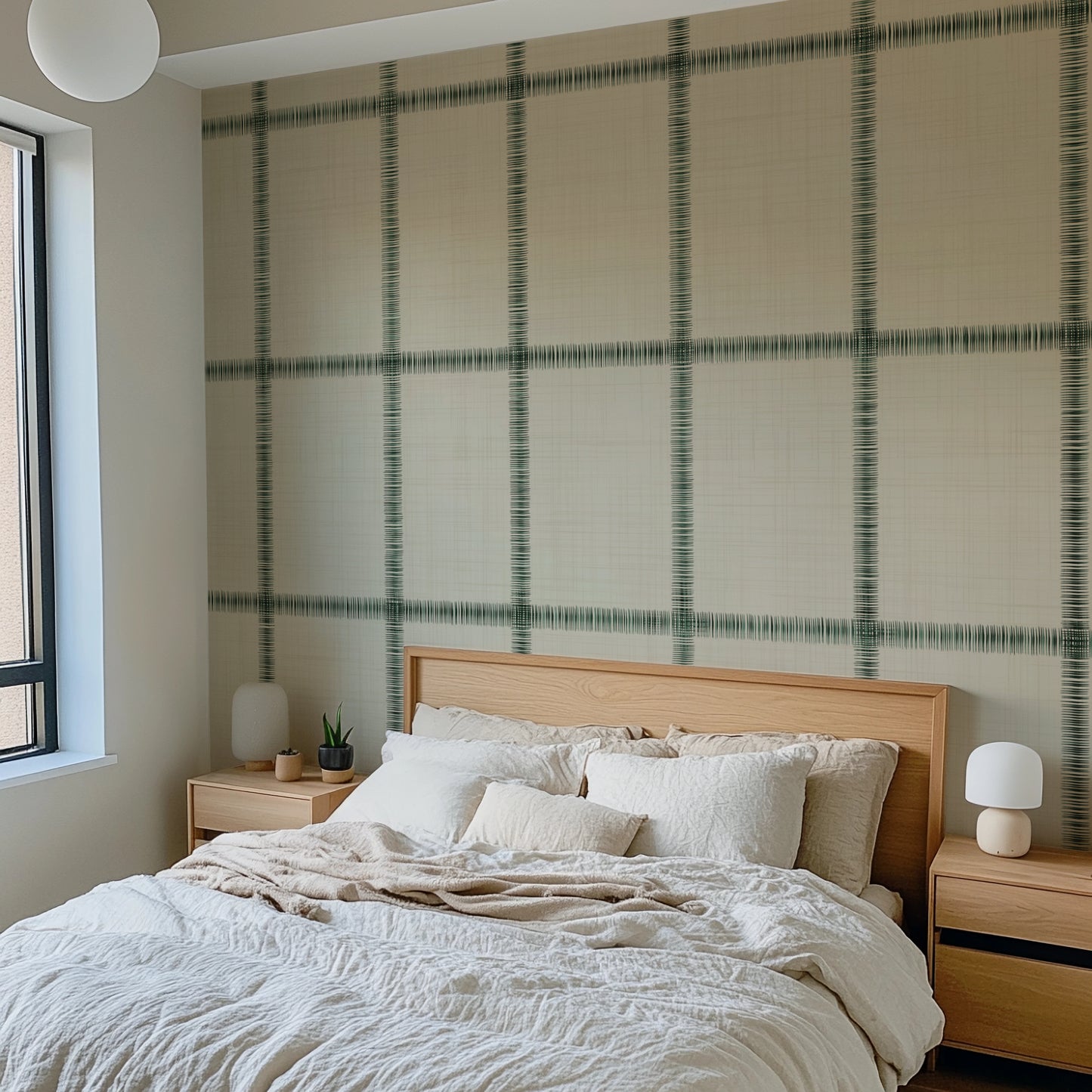 Textured Grid Wallpaper