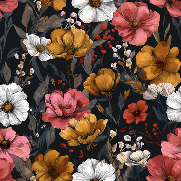 The Sketchbook Meadow Peel and Stick Wallpaper