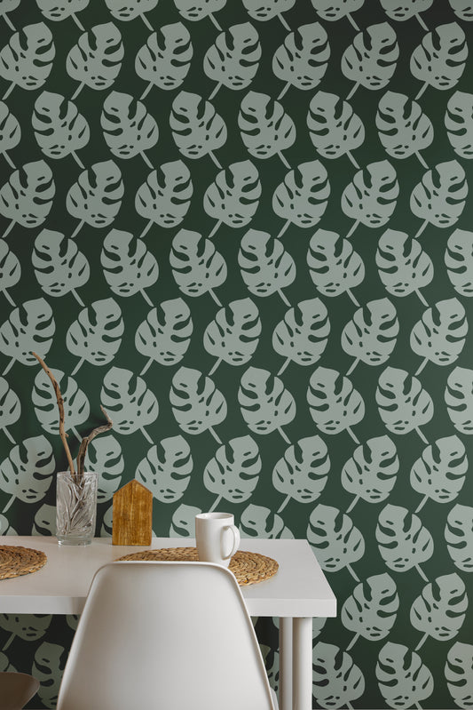 Monstera Plant Leaves Wallpaper