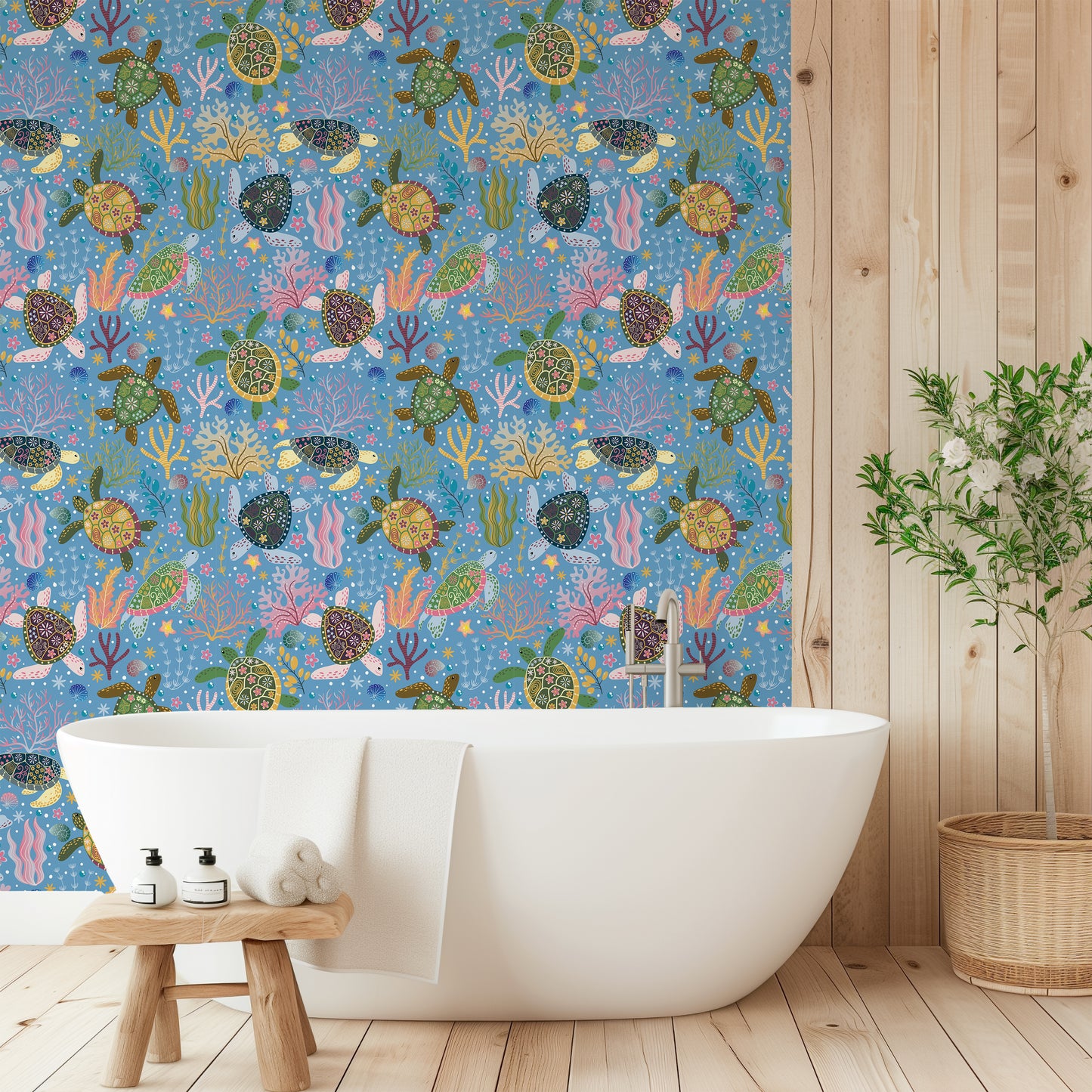 Turtles Magical Underwater Wallpaper