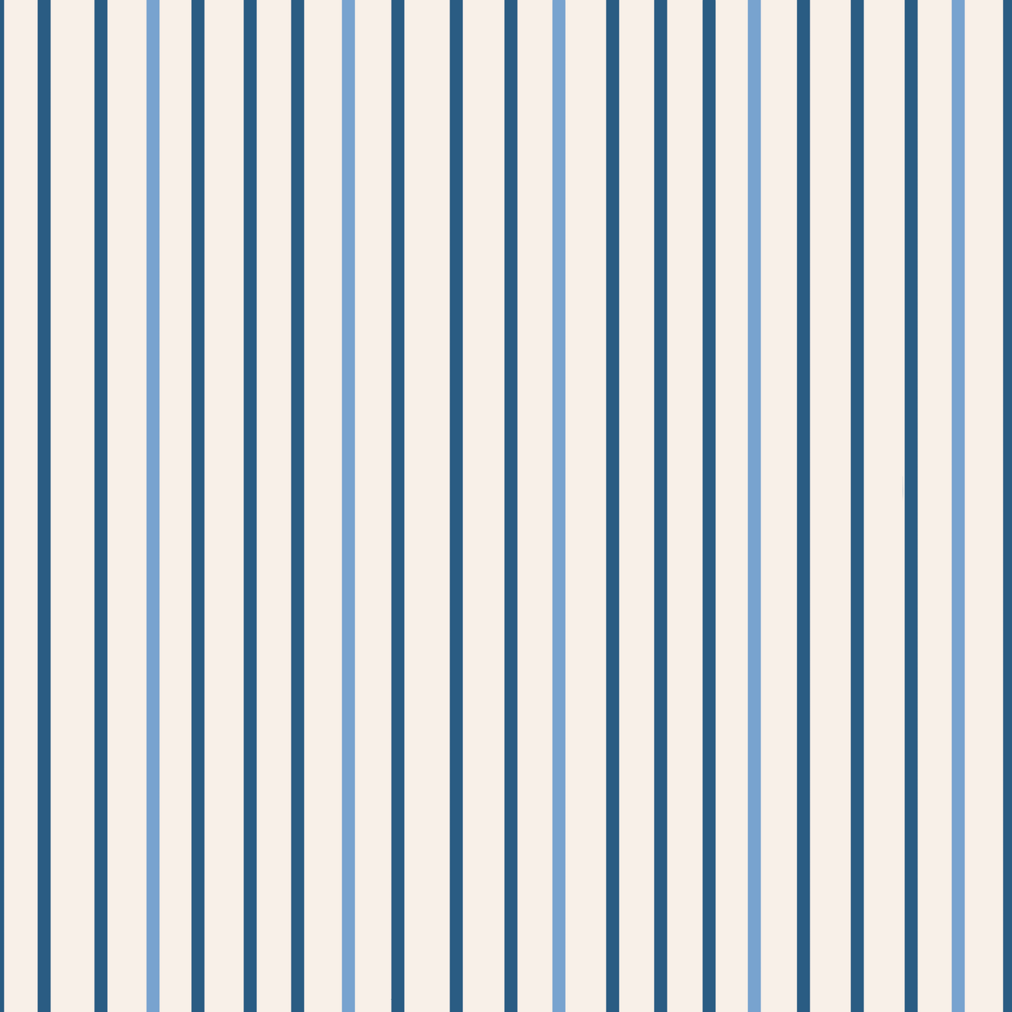Vertical Small Stripes in Denim Blue Wallpaper