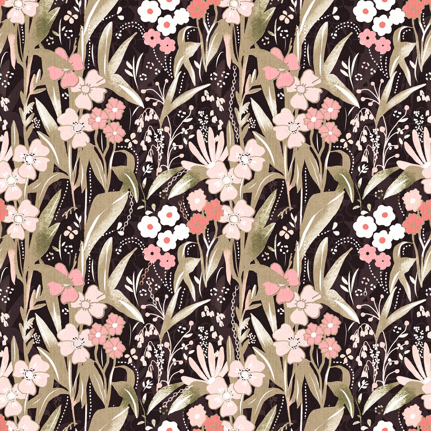 Vintage Floral Dream Peel and Stick Wallpaper