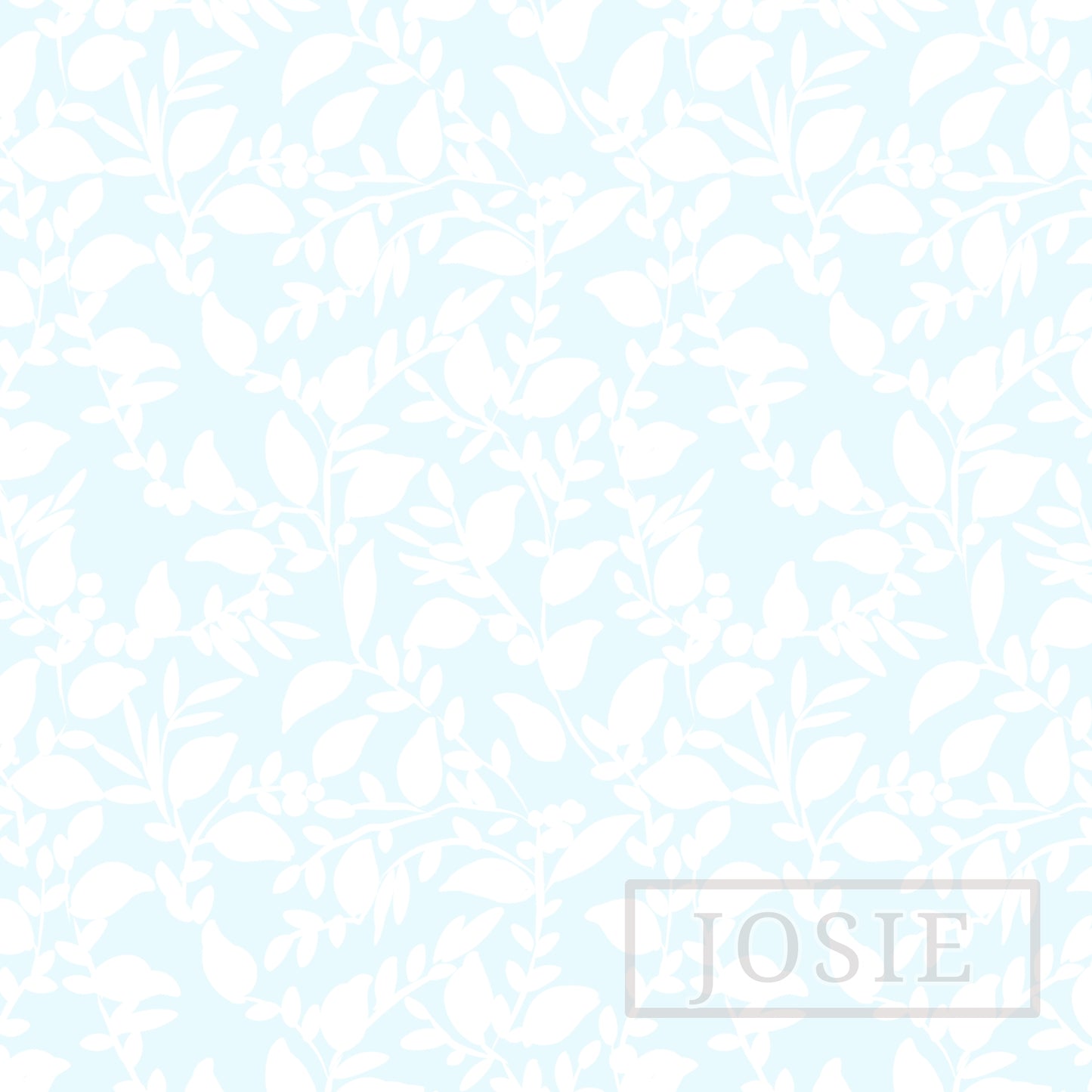 White Foliage Wallpaper