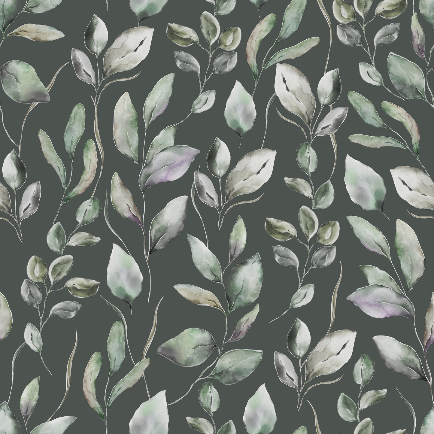 Watercolor Leaves Wallpaper