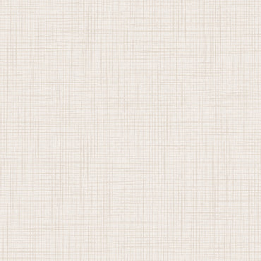 A close-up of a light beige fabric or wallpaper texture with a subtle grid pattern.