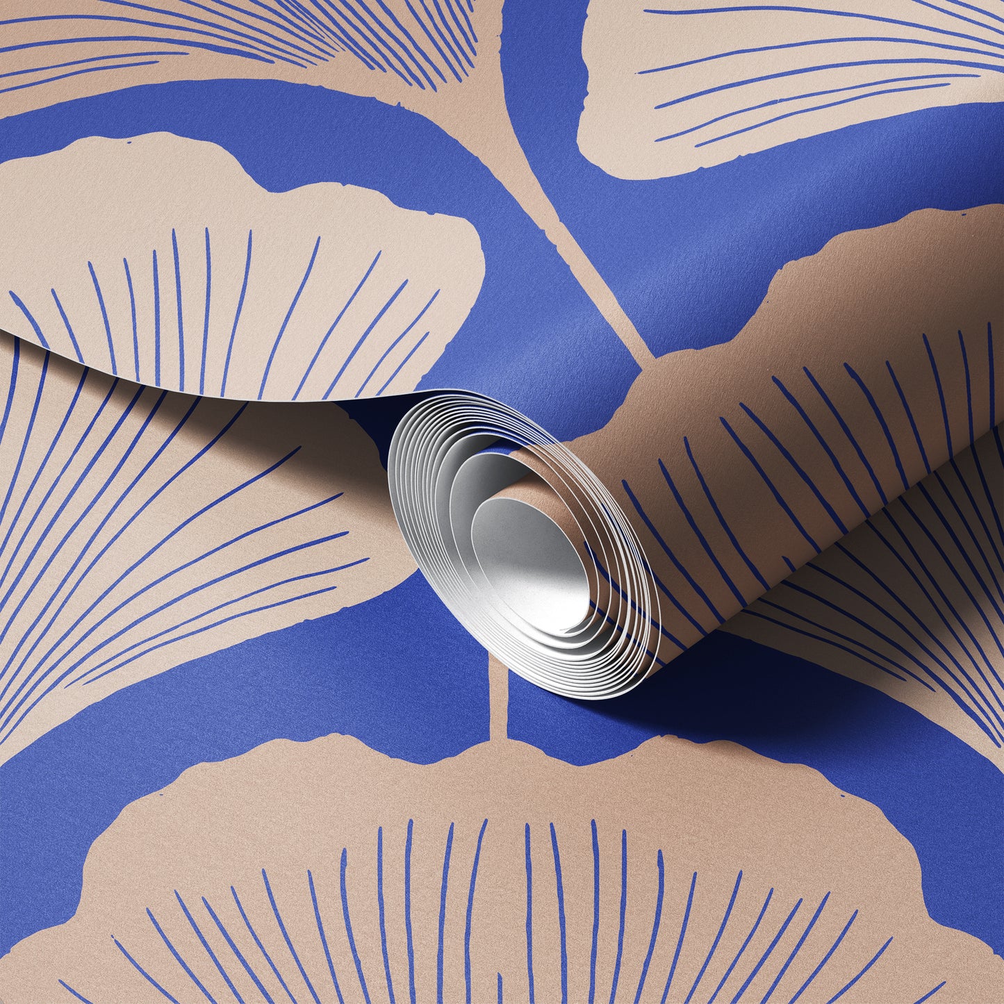 Ginkgo Scallop Wallpaper