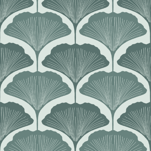 Ginkgo Scallop Wallpaper