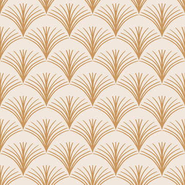 Art Deco Tassels peel and stick wallpaper pattern detail