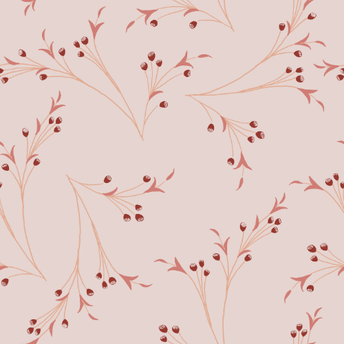 Art Nouveau Branches Wallpaper