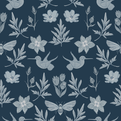 Birds and Bees Wallpaper