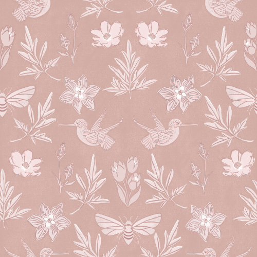Birds and Bees Wallpaper