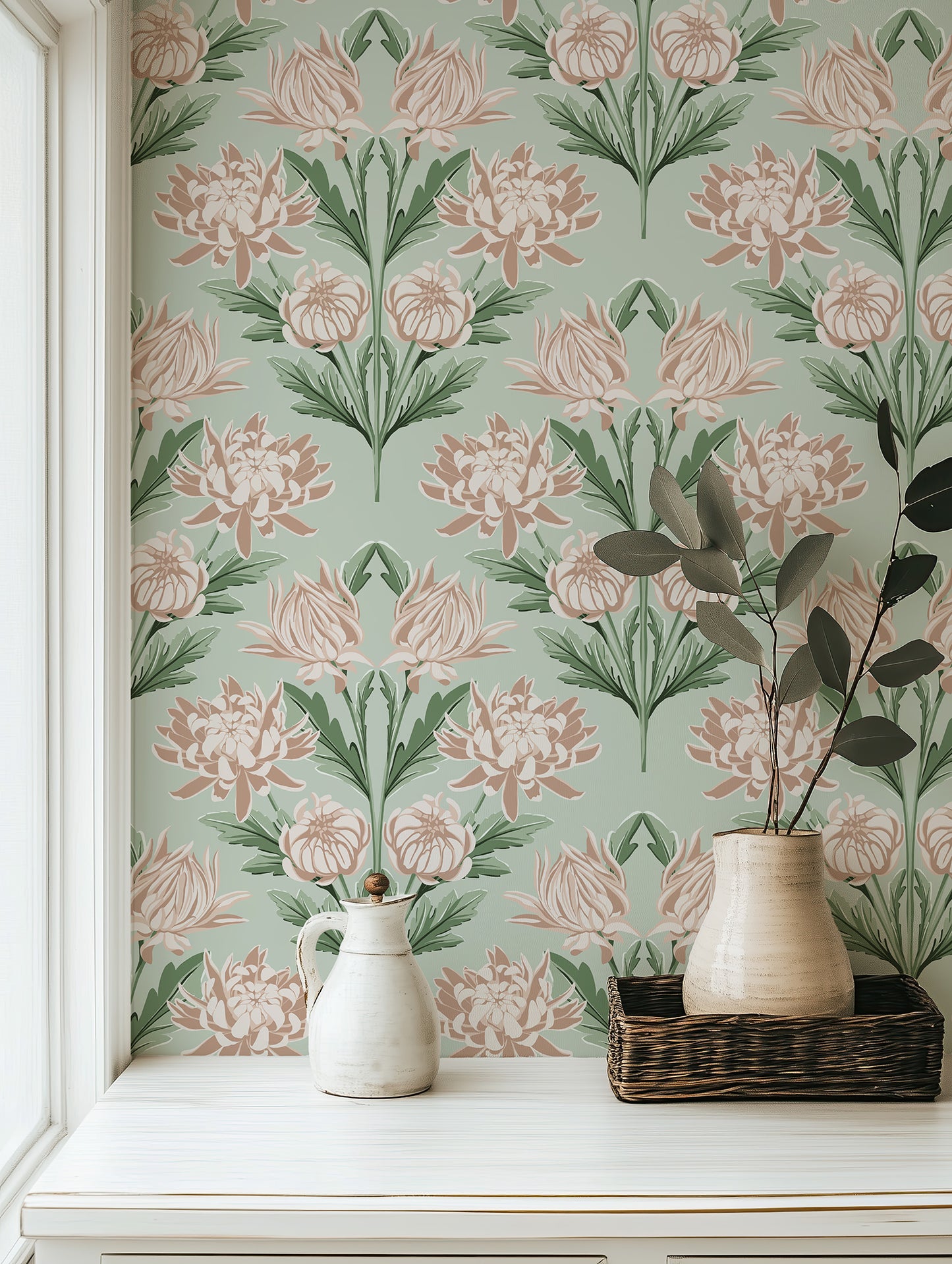 Chrysanthemum Garden Wallpaper