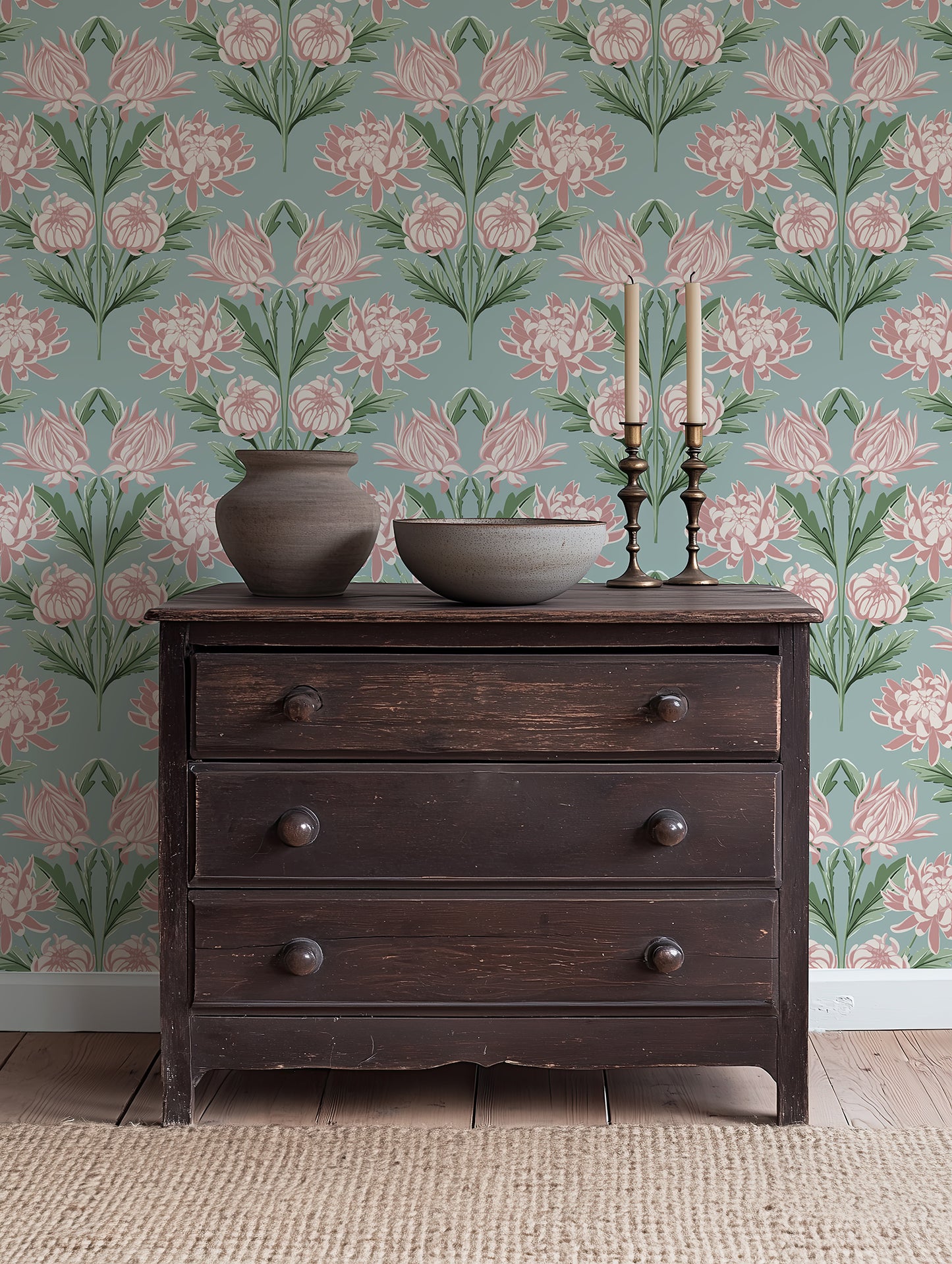 Chrysanthemum Garden Wallpaper