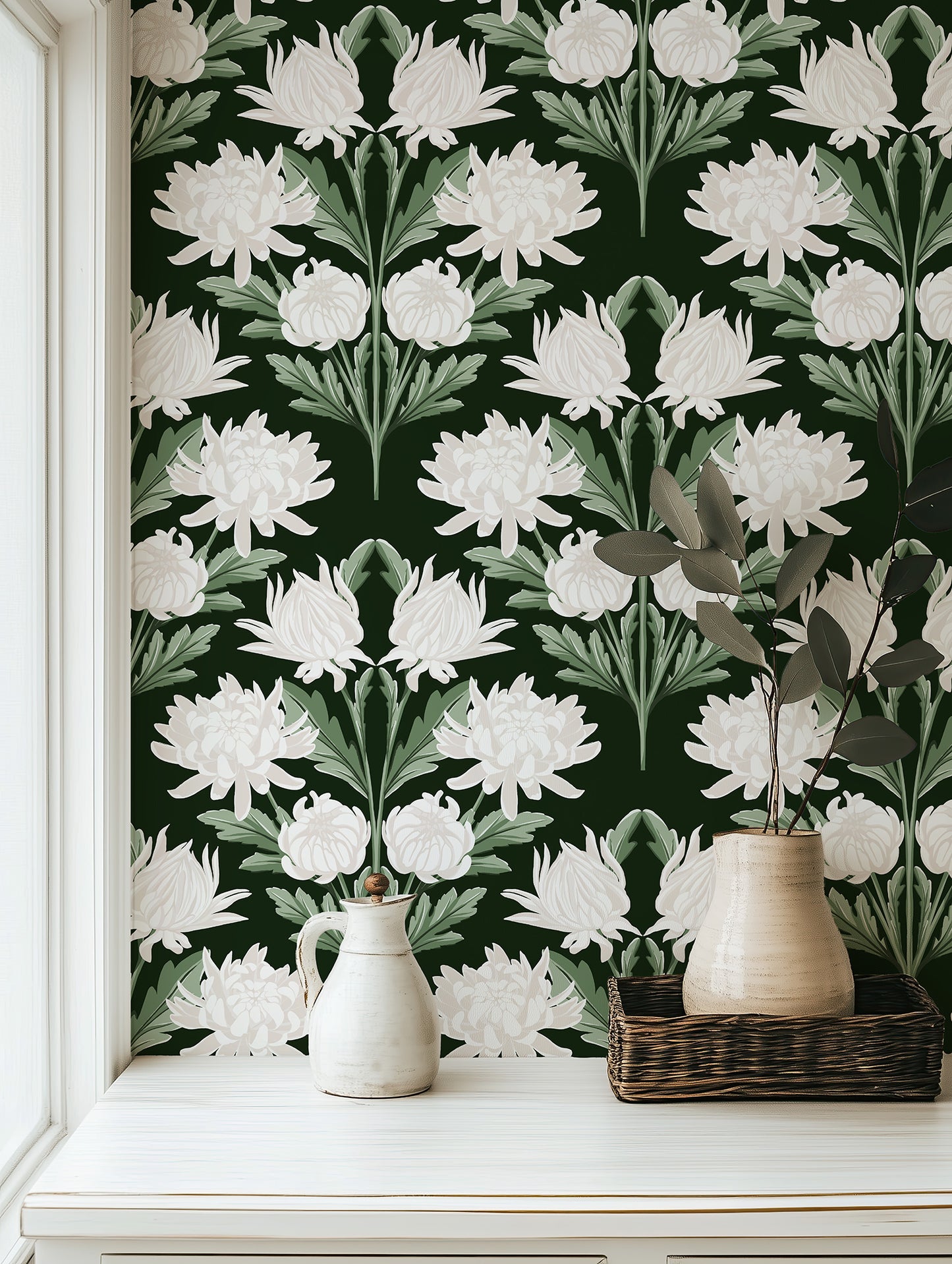 Chrysanthemum Garden Wallpaper