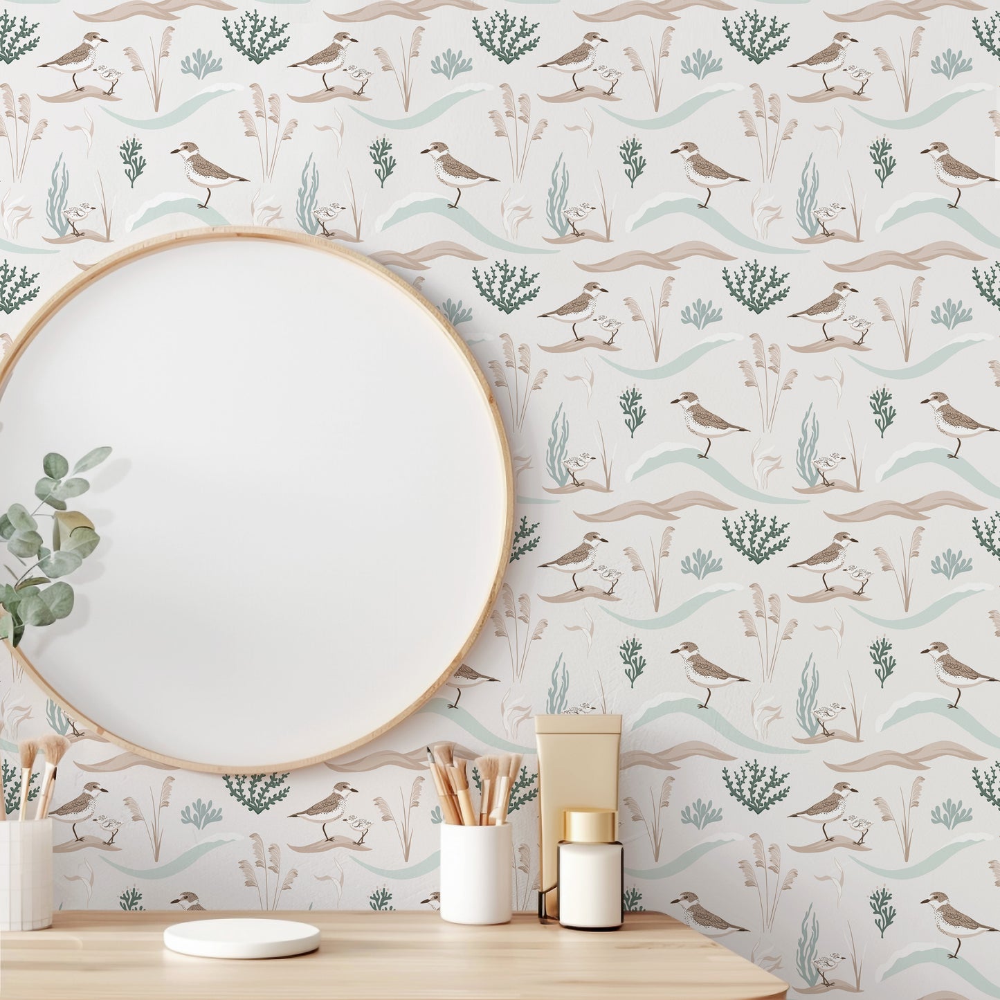 Coastal Sandpipers Wallpaper