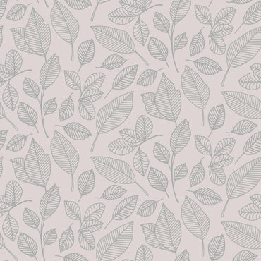 Drifting Leaves peel and stick wallpaper pattern detail