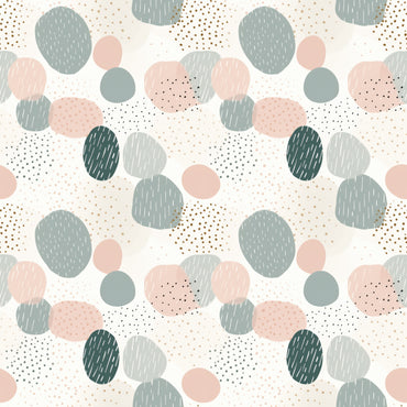 Fun and Quirky Boho Circles Wallpaper