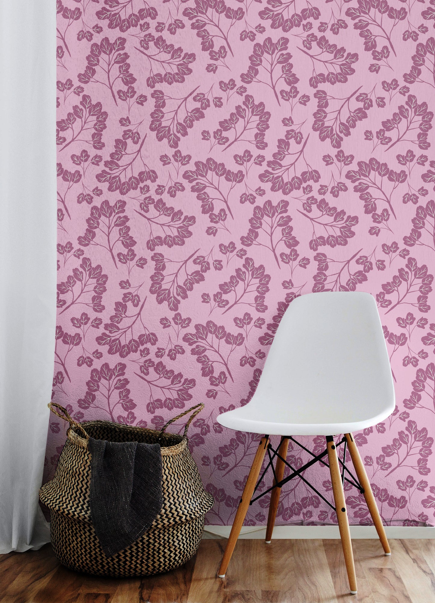 Whispering Leaves Peel and Stick Wallpaper