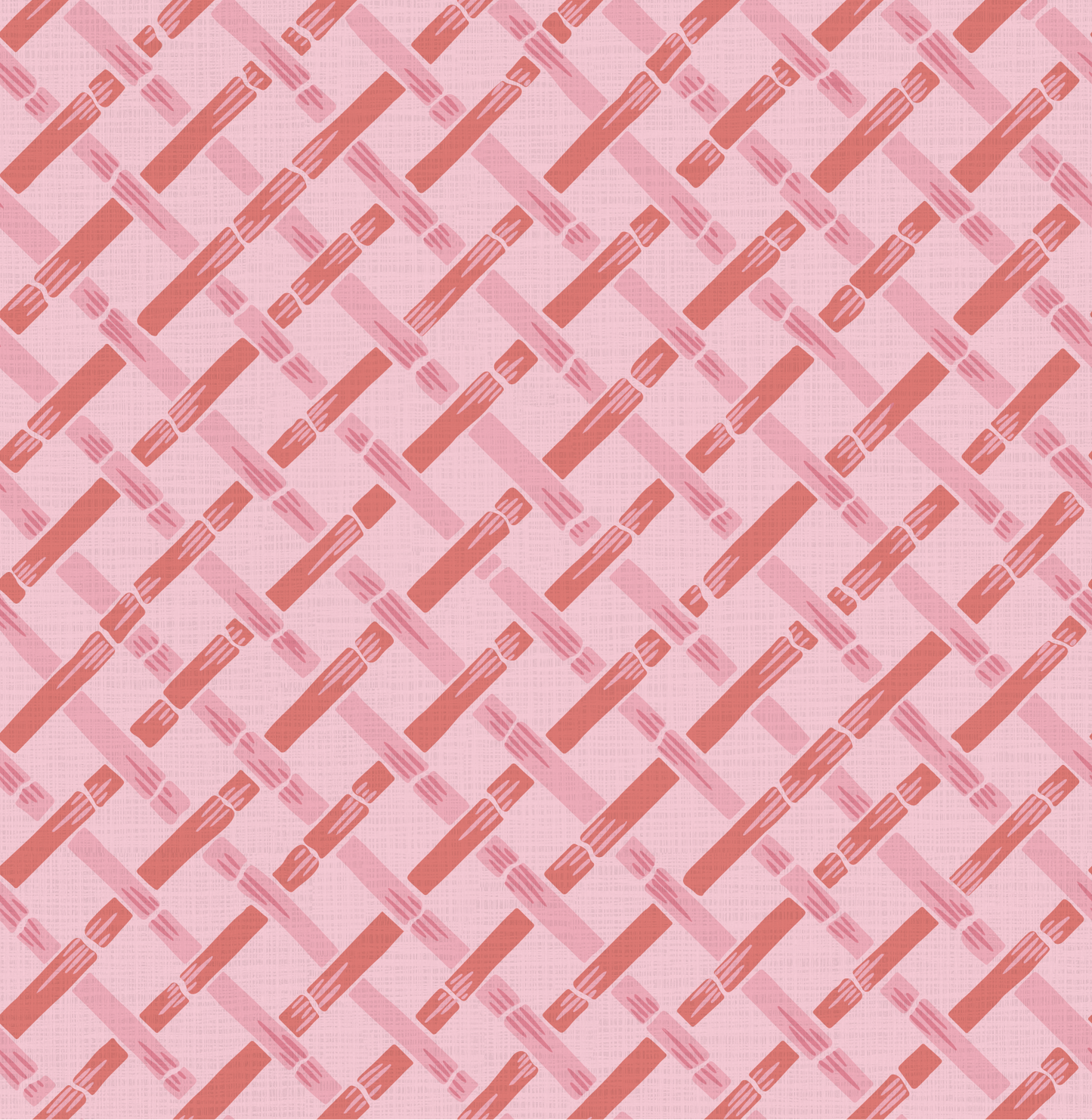 Garden Trellis Pink Wallpaper