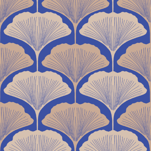 Ginkgo Scallop Wallpaper