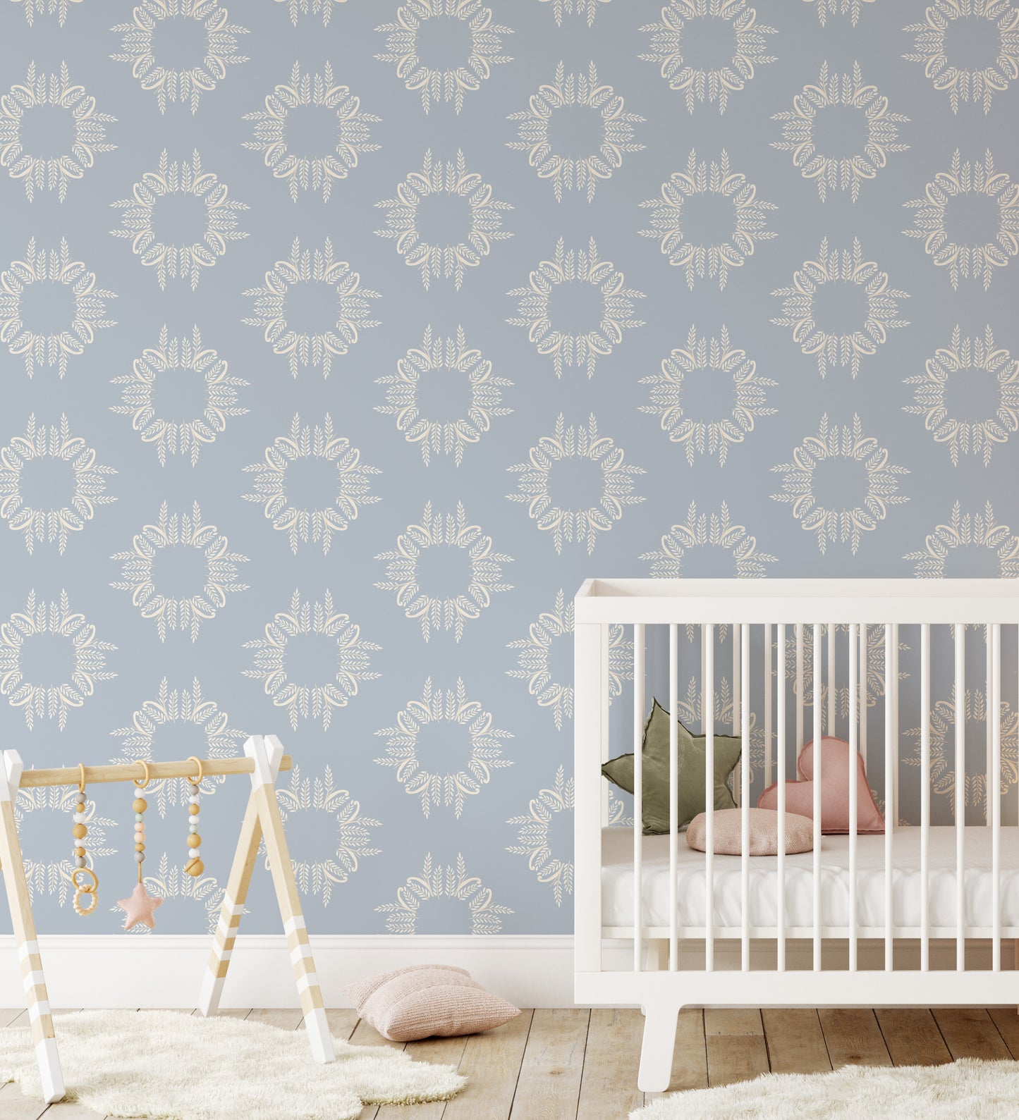 Sunburst Arabesque Wallpaper