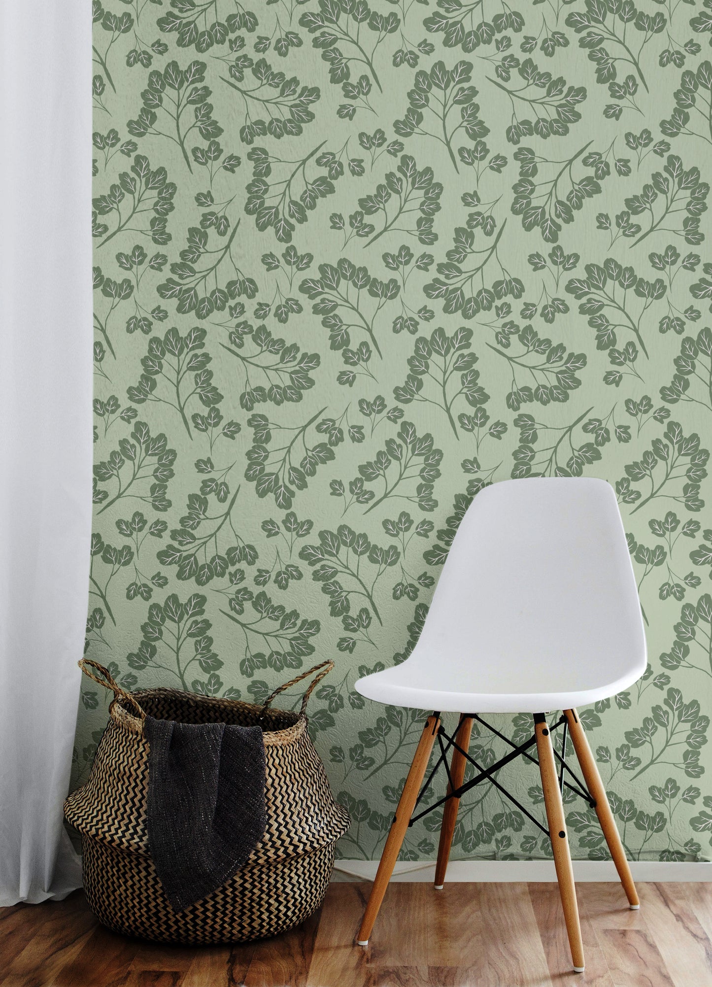 Whispering Leaves Peel and Stick Wallpaper