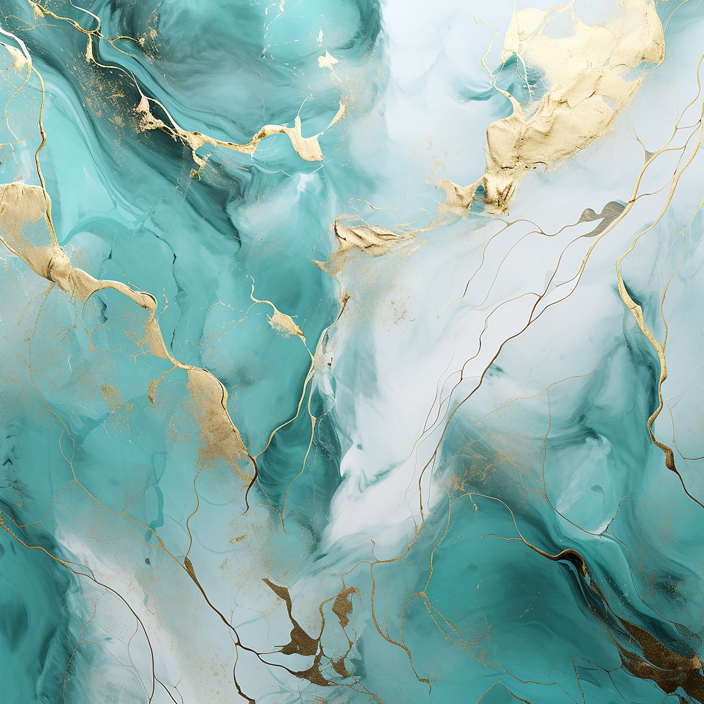 Blue and Green Marble Wallpaper