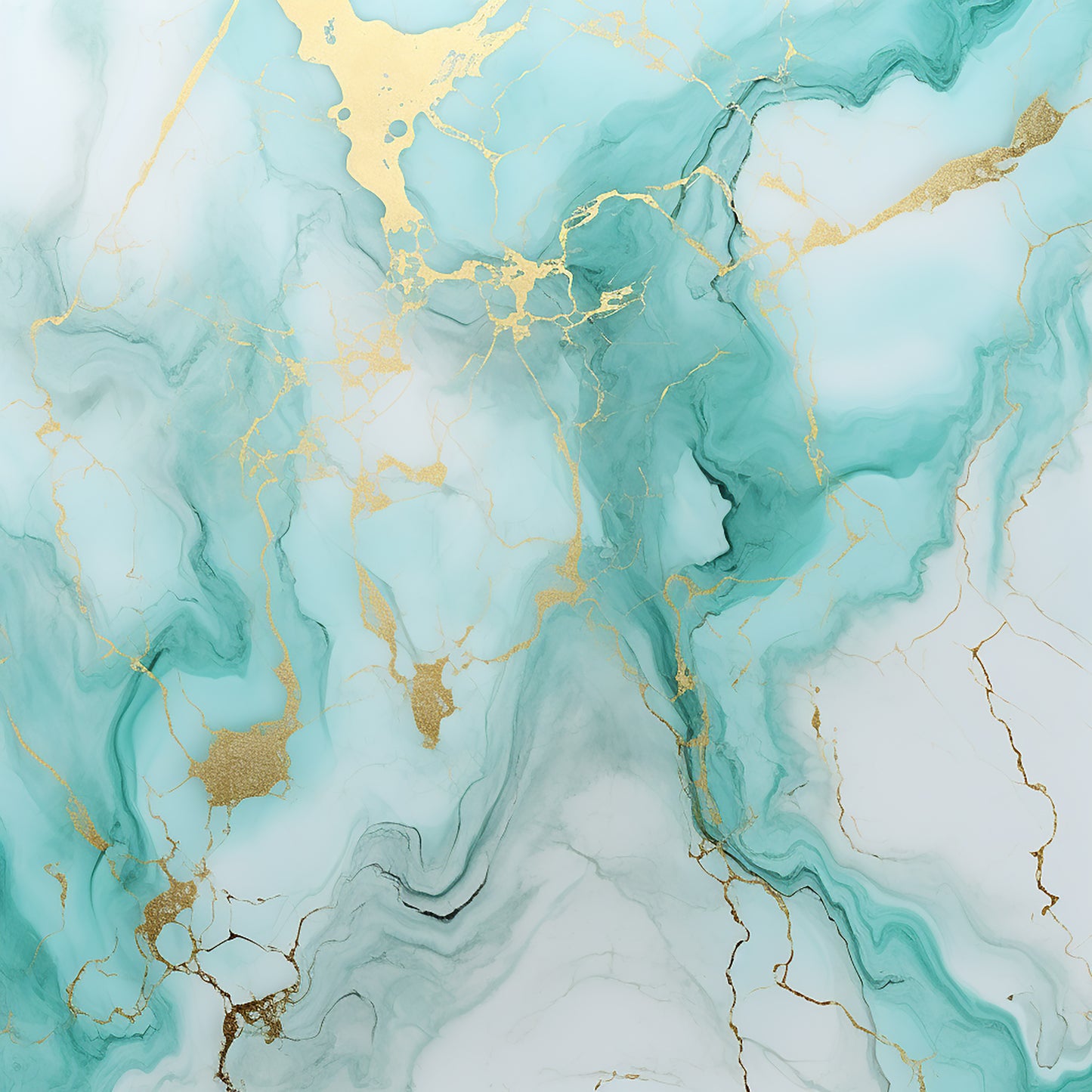Blue and Green Marble Wallpaper
