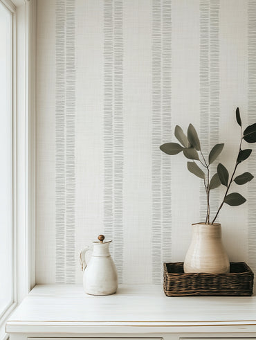 Farmhouse Stripes Wallpaper