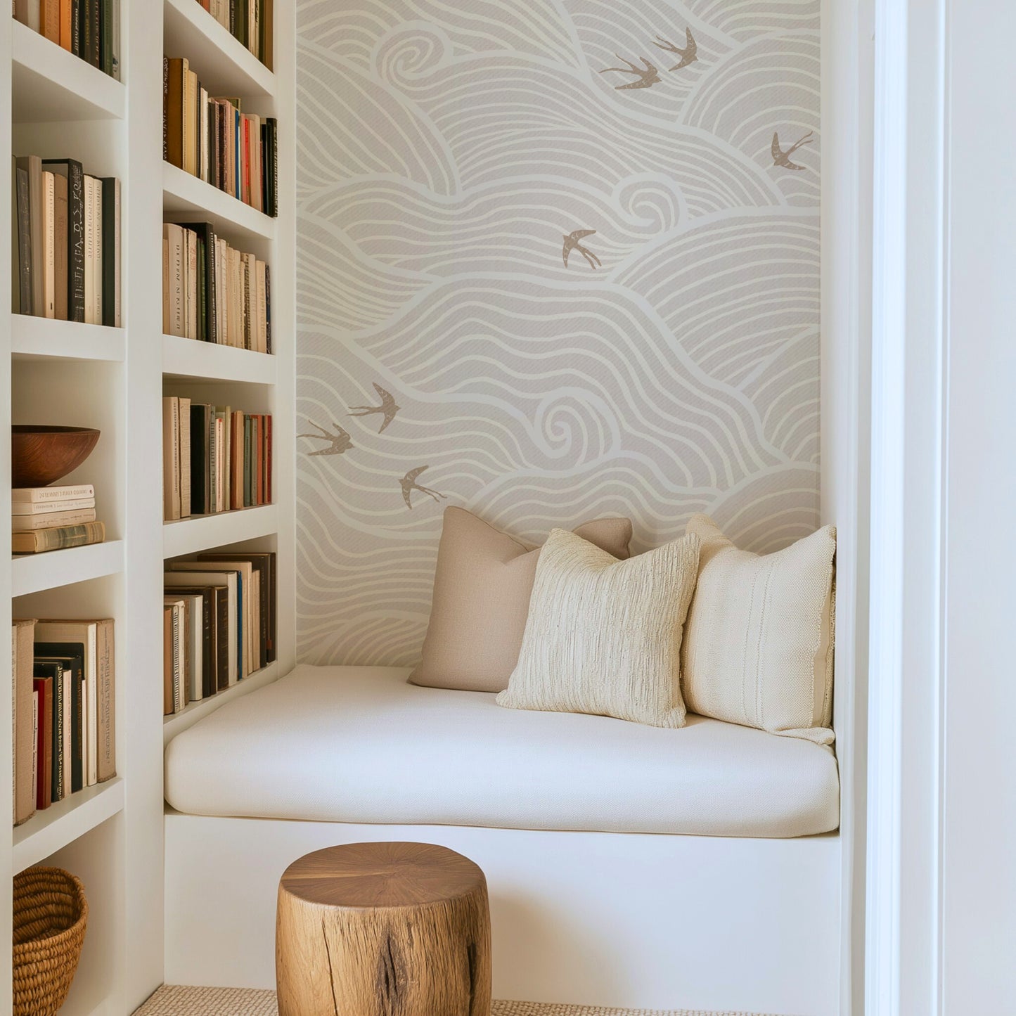 Zen Clouds & Birds Wallpaper