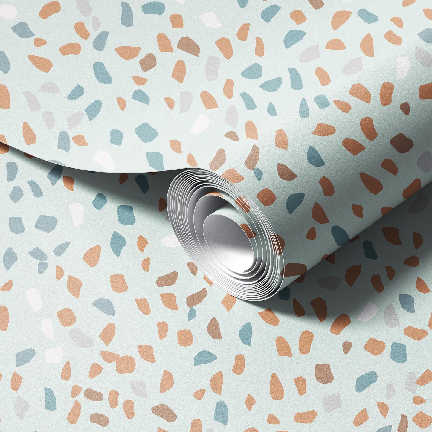 Mint Terrazzo Wallpaper