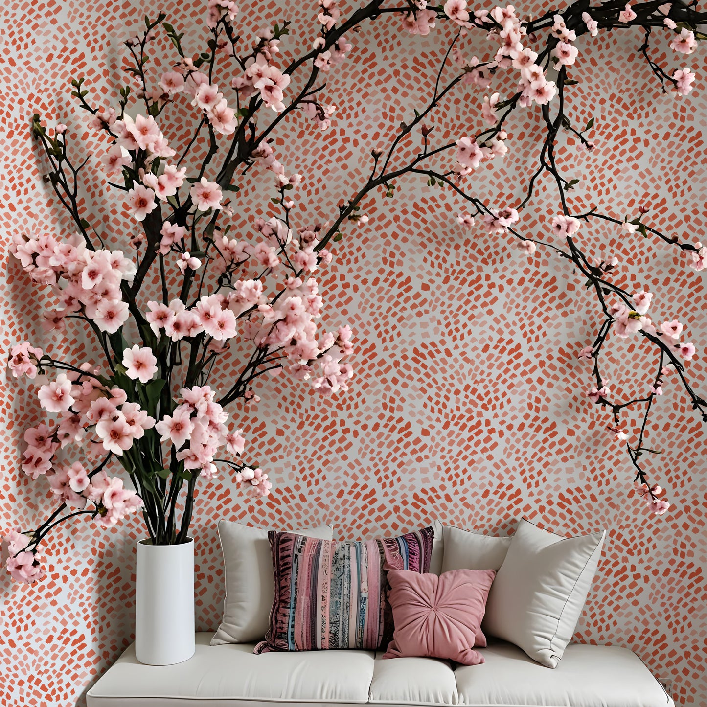 Coral Confetti Wallpaper