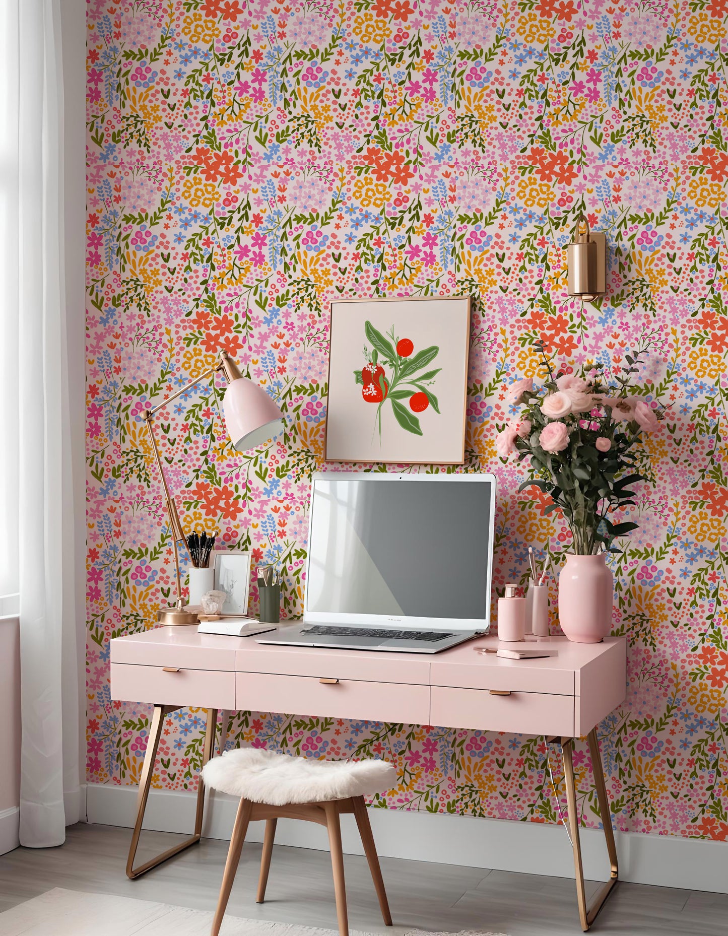 Floral Fiesta Wallpaper