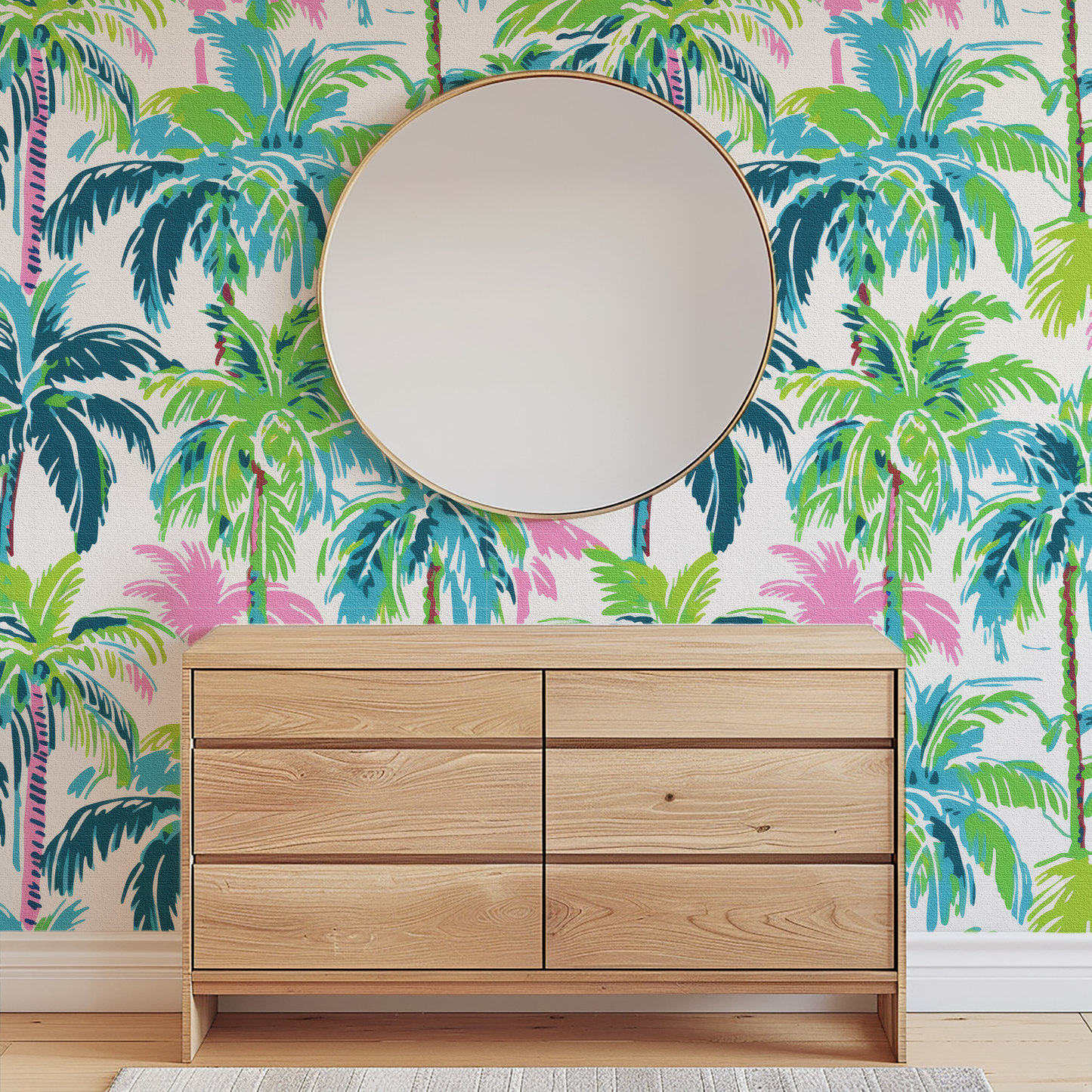 Neon Palms Wallpaper