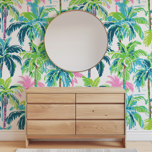 Neon Palms Wallpaper