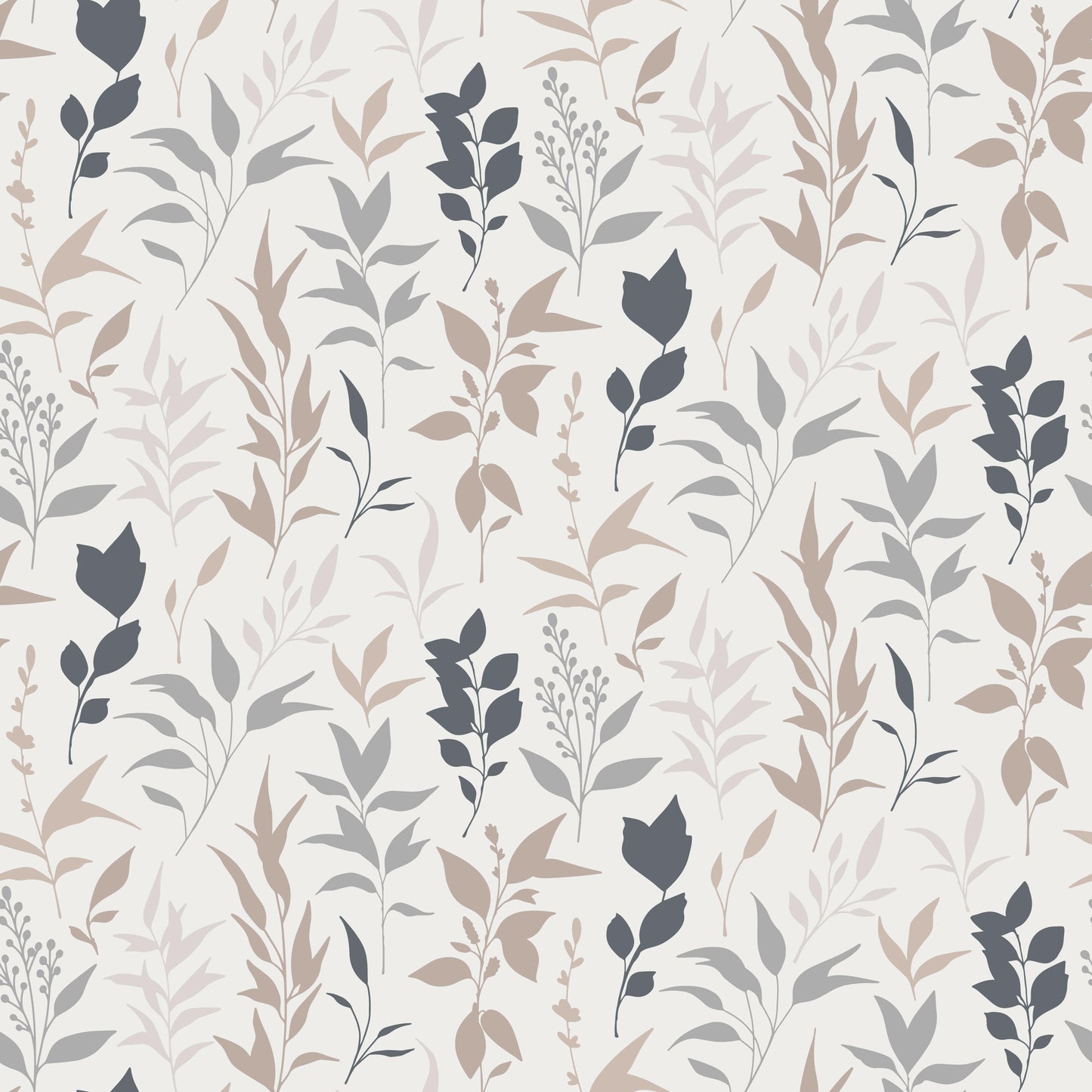 Neutral Garden Wallpaper