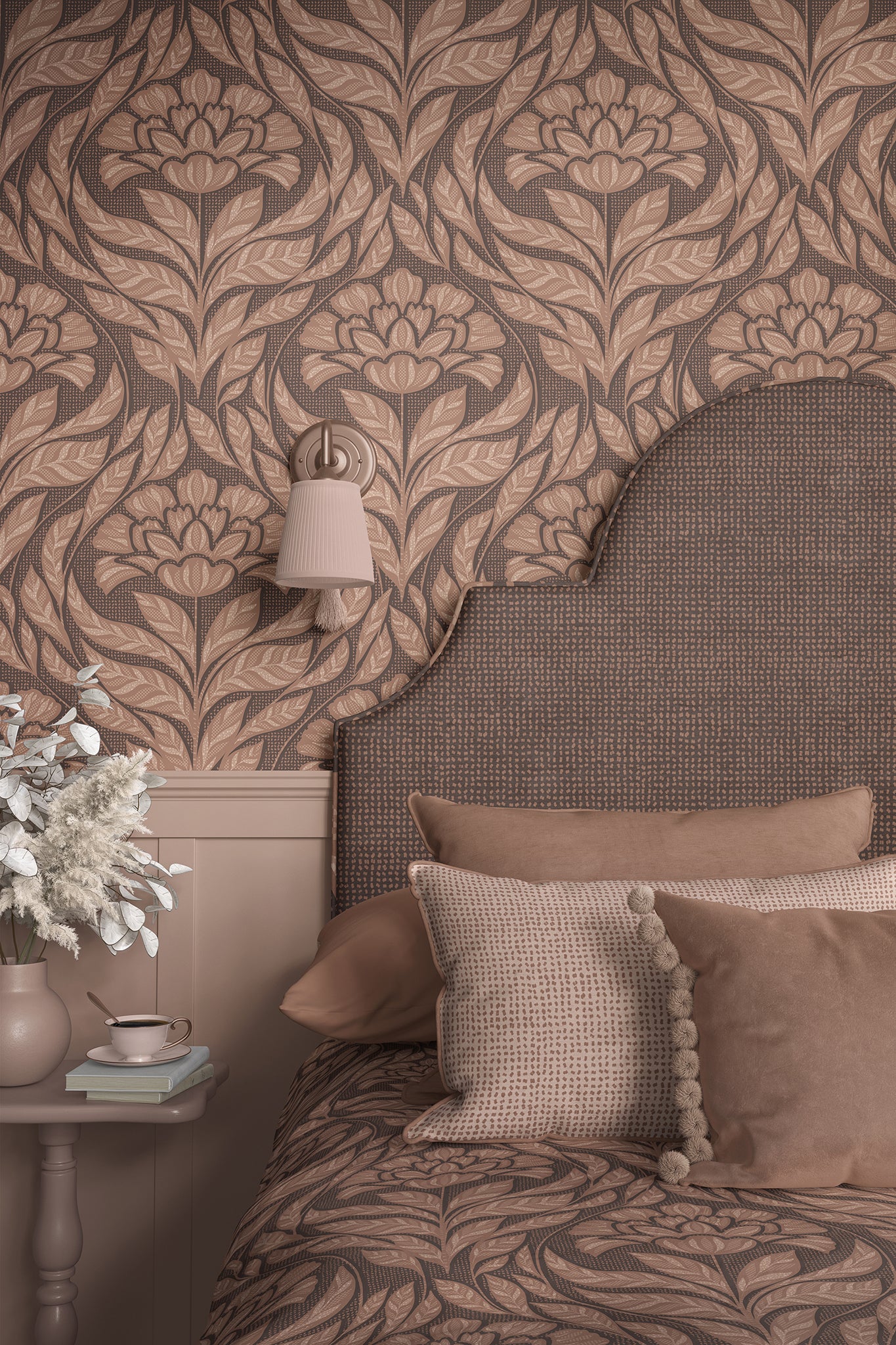 Organic Luxe Floral Wallpaper