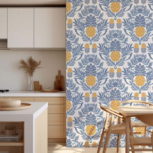 Pineapple Garden Wallpaper